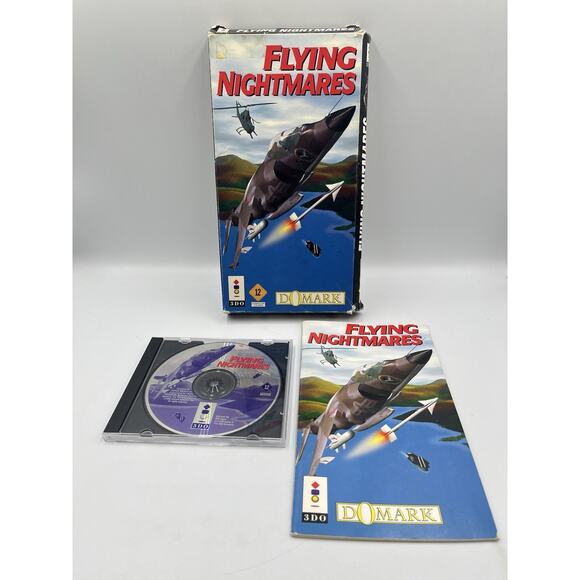 Flying Nightmares 3DO OVP Longbox With Game & Manual - Picture 2 of 13